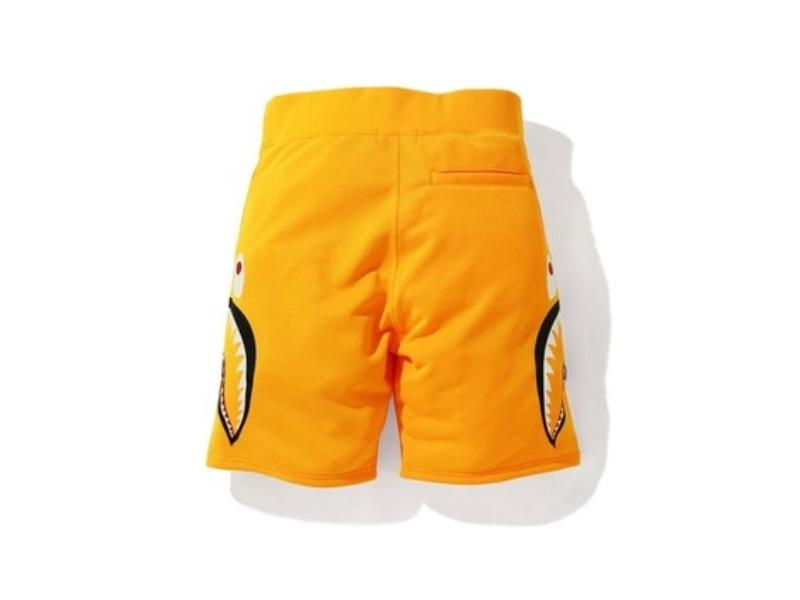 Спортивные шорты BAPE A Bathing Ape Neon Shark Sweat Shorts Orange