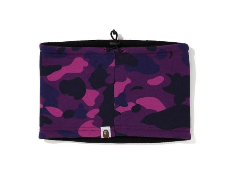Шарф BAPE A Bathing Ape Color Camo Neck Warmer Purple