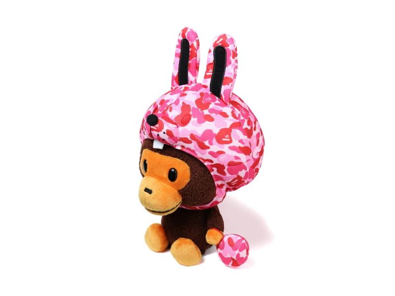 Мягкая игрушка BAPE ABC Easter Bunny Hood Milo Plush Pink