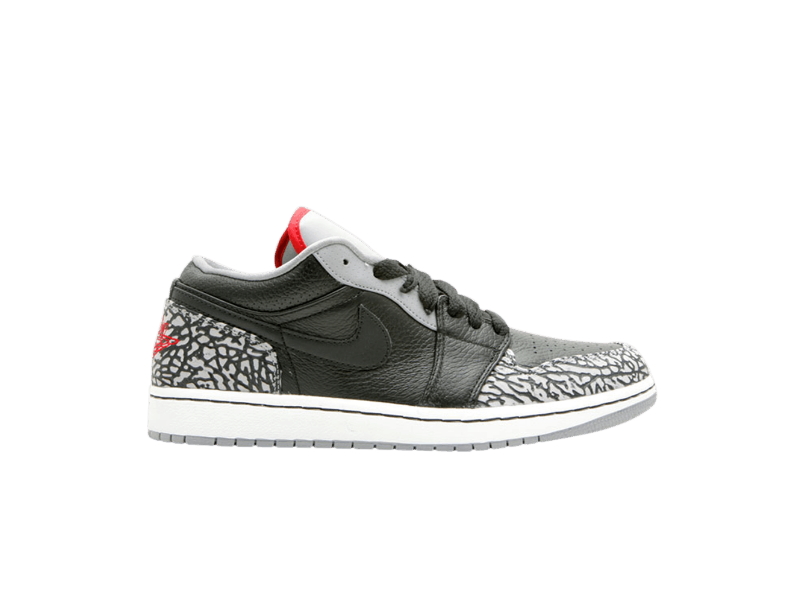 Кроссовки Air Jordan 1 Phat Low Black Cement