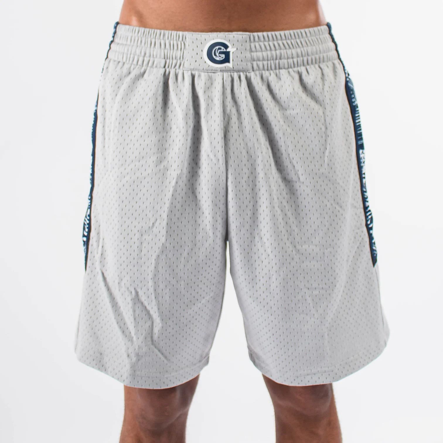 Спортивные шорты Mitchell & Ness Georgetown Hoyas 1995-96 Hardwood Classics Throwback Swingman NCAA White Shorts