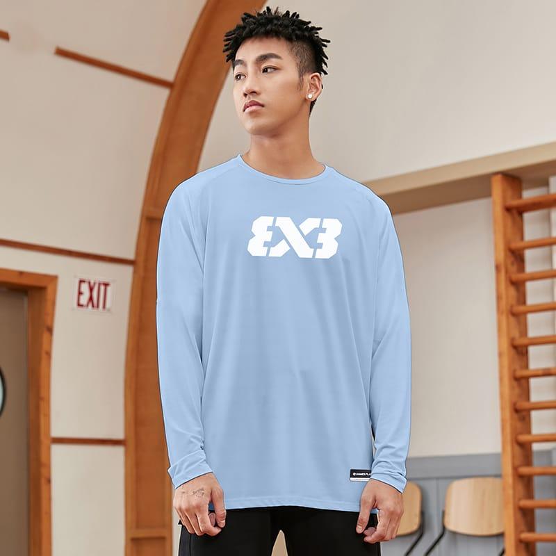 Футболка Ehot 3X3 League Light Blue Longsleeve
