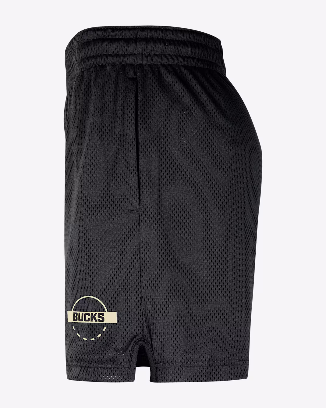 Баскетбольные шорты Nike NBA Milwaukee Bucks Black/Flat Opal