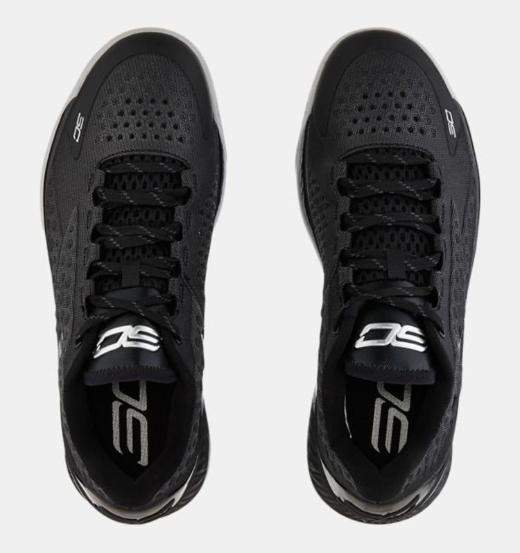 Кроссовки Under Armour Curry 1 Low 'Black SIlver'