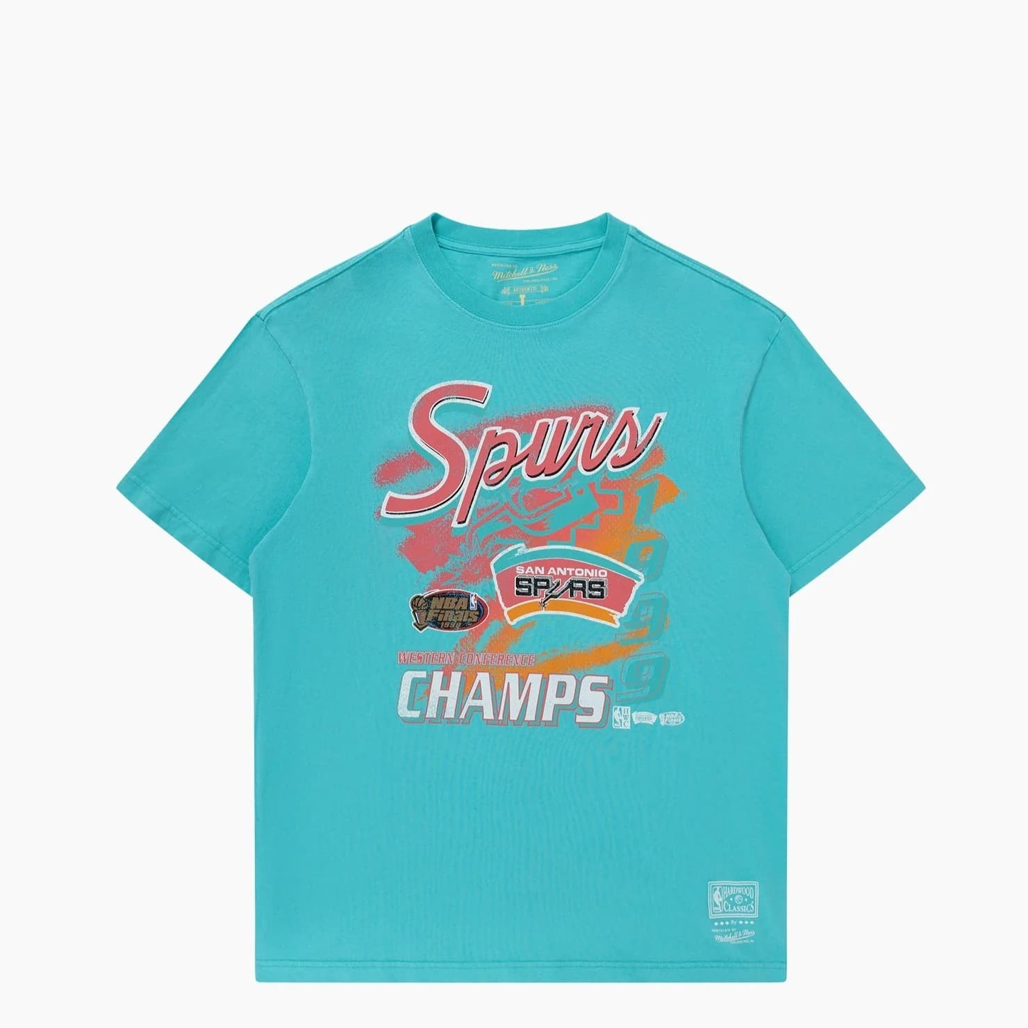 Футболка Mitchell & Ness San Antonio Spurs Script Conference Champs Vintage NBA T-Shirt