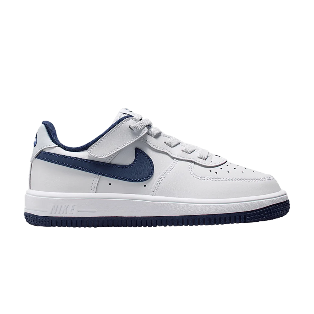Кроссовки Nike Force 1 Low EasyOn PS 'White Midnight Navy'