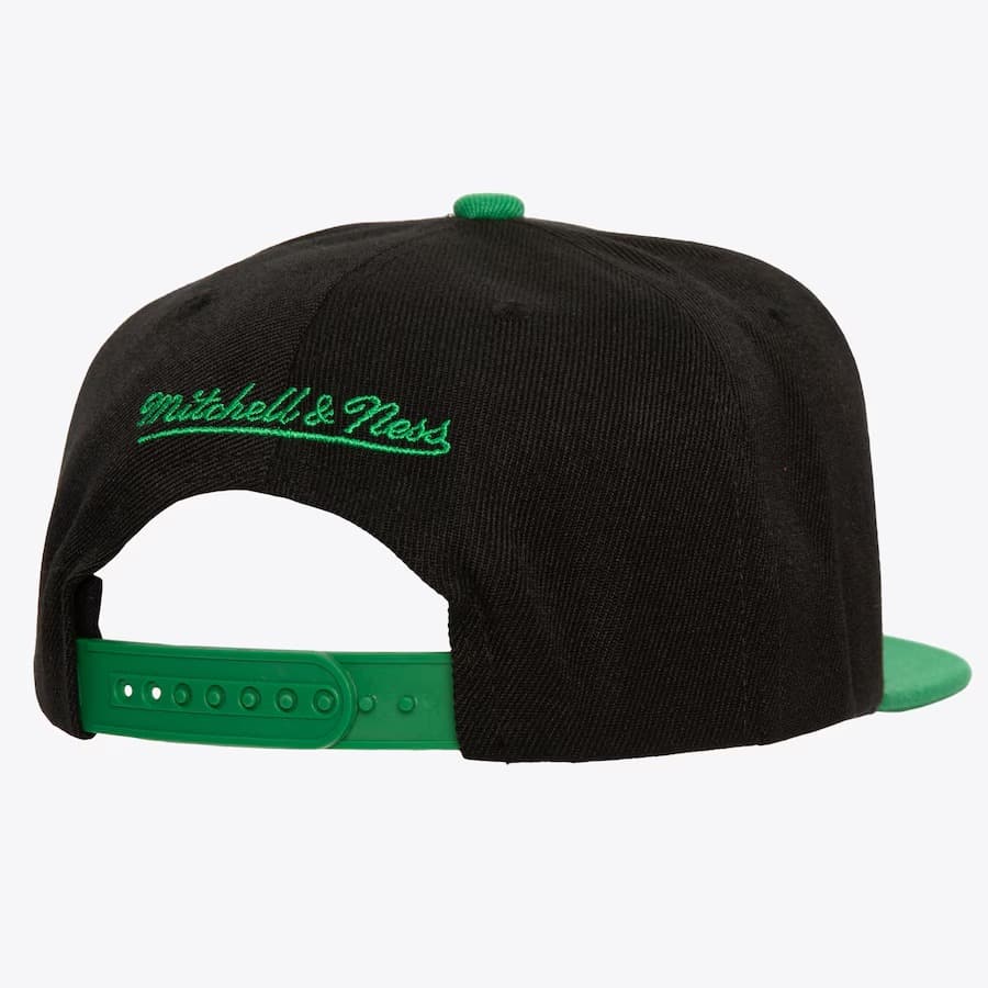 Mitchell-Ness-Black-Boston-Celtics-Rise-Up-Snapback-Hat-1