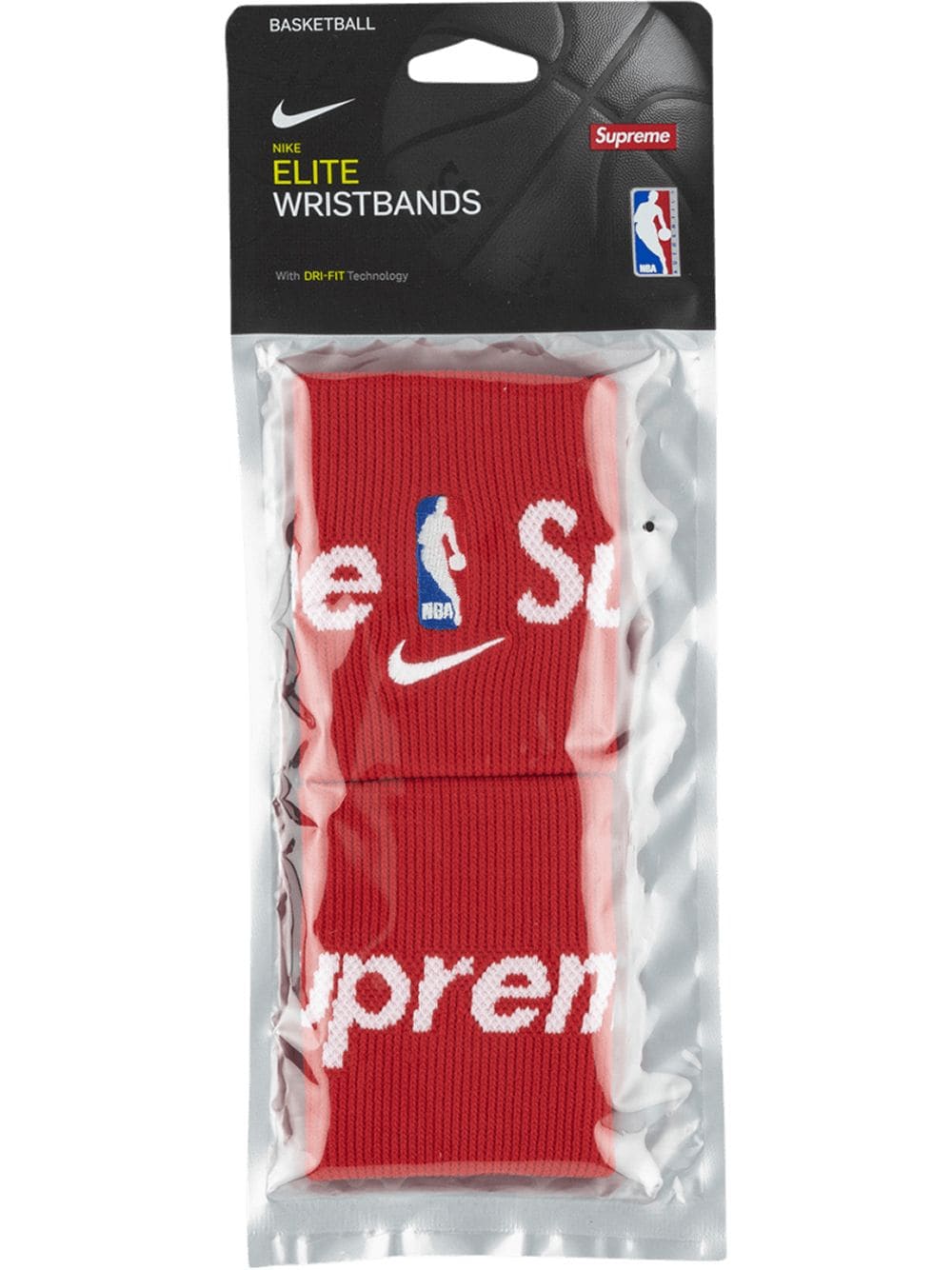 Напульсник Supreme x Nike NBA Wristbands (Pack Of 2) Red
