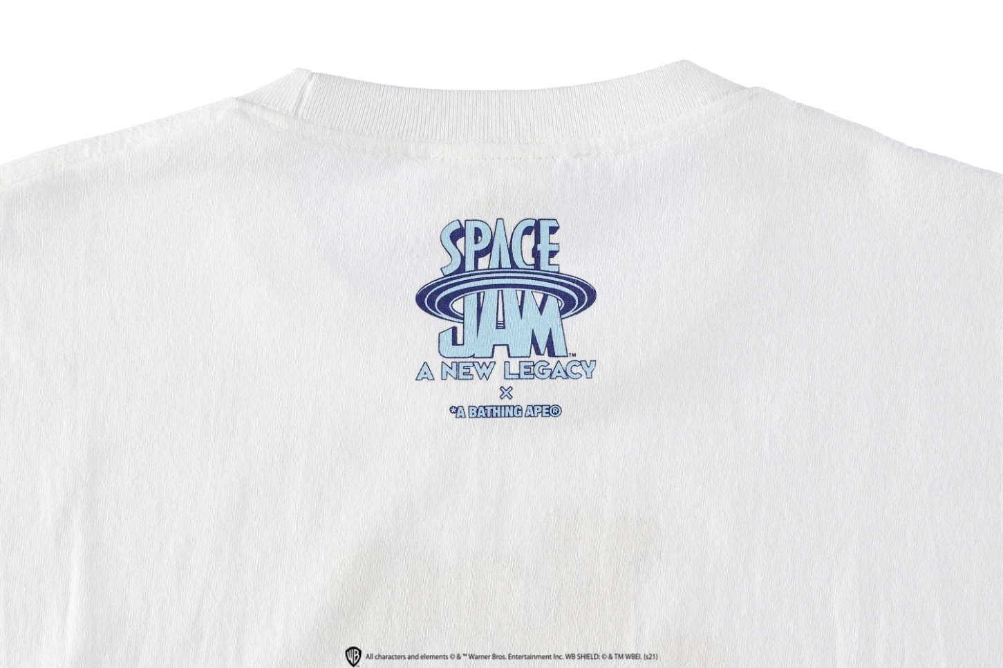 Футболка BAPE x Space Jam Ape Head Tee White
