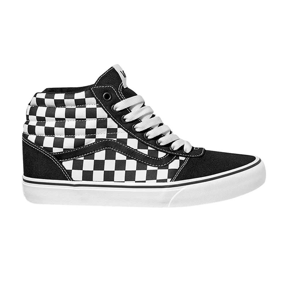 Krossovki-Vans-Ward-High-Checkerboard