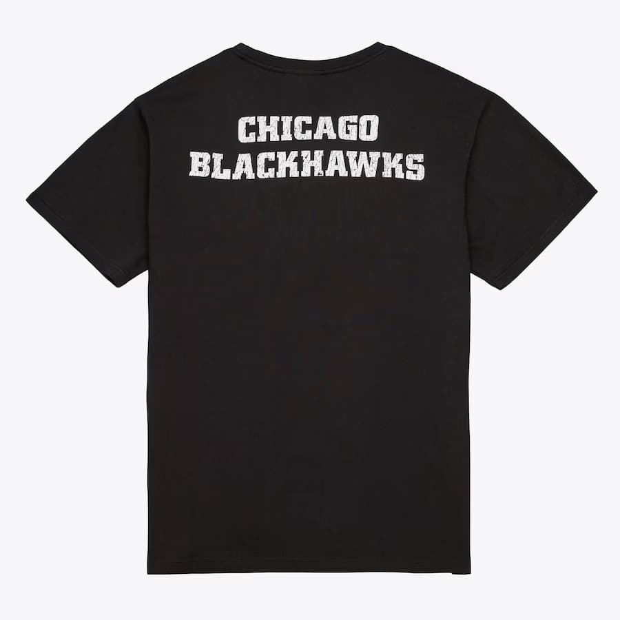 Футболка Mitchell & Ness Black Chicago Blackhawks Team OG Premium T-Shirt