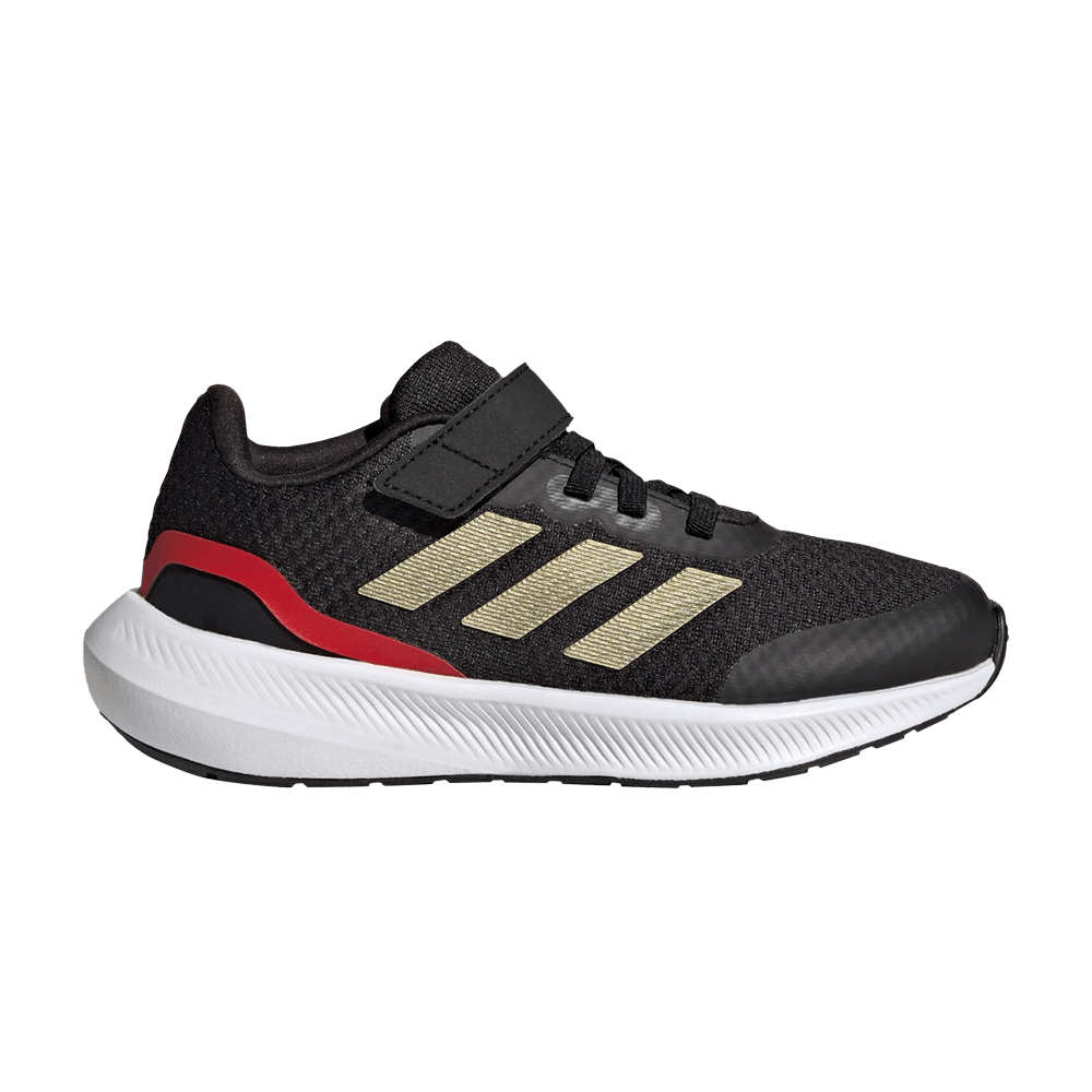Кроссовки Adidas Runfalcon 3.0 J 'Black Gold Metallic'