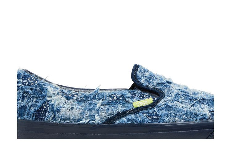 Кроссовки Vans FDMTL x OG Classic Slip-On LX 'Distressed Indigo'