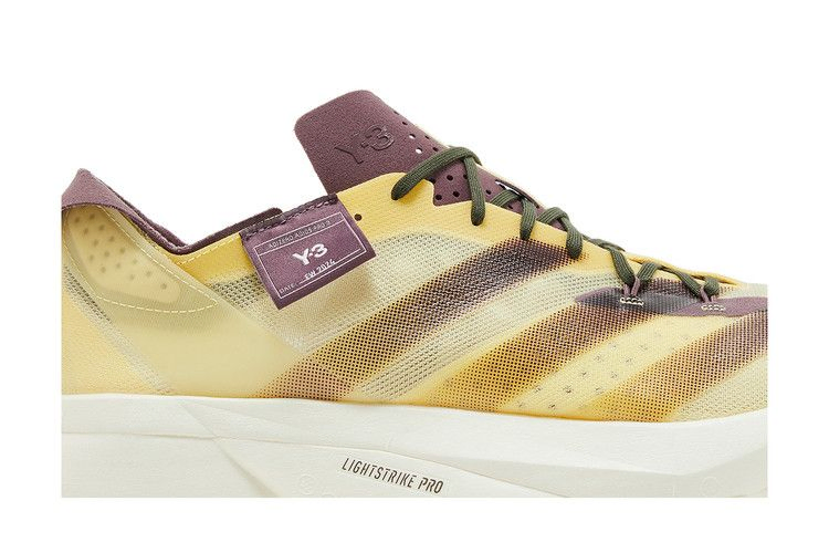 Кроссовки adidas Y-3 Adizero Adios Pro 3 'Almost Yellow Shadow Fig'