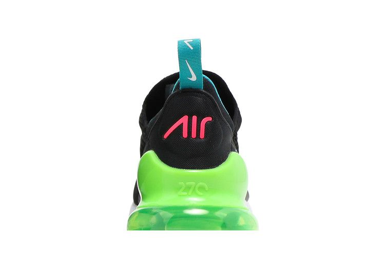 Кроссовки Nike Air Max 270 'Black Green Strike'