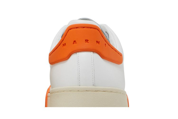 Кроссовки Marni Dada Bumper Sneaker 'Lily White Orange'