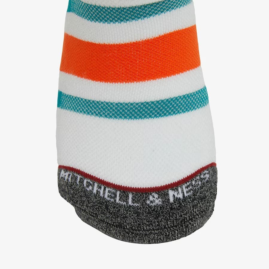 Спортивные носки Mitchell & Ness Miami Dolphins Interception Crew Socks