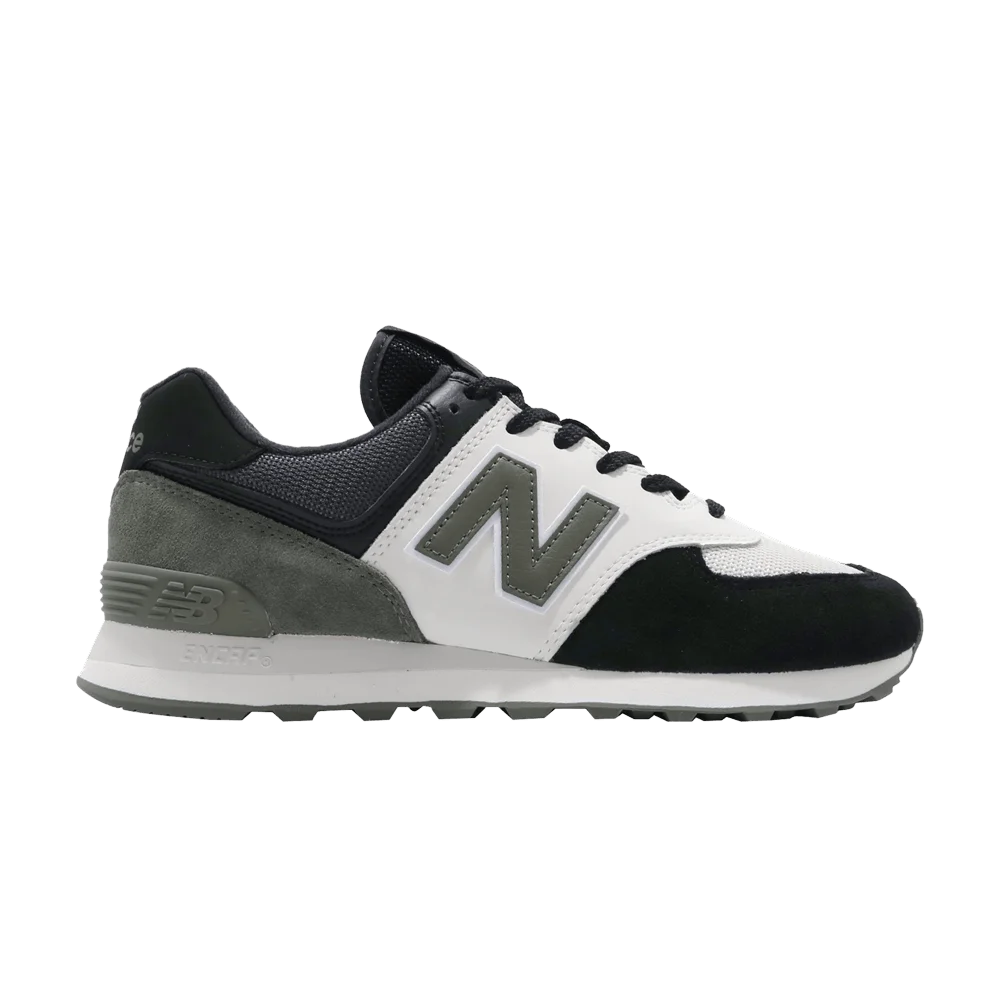 Krossovki-New-Balance-574-Black-Green-White