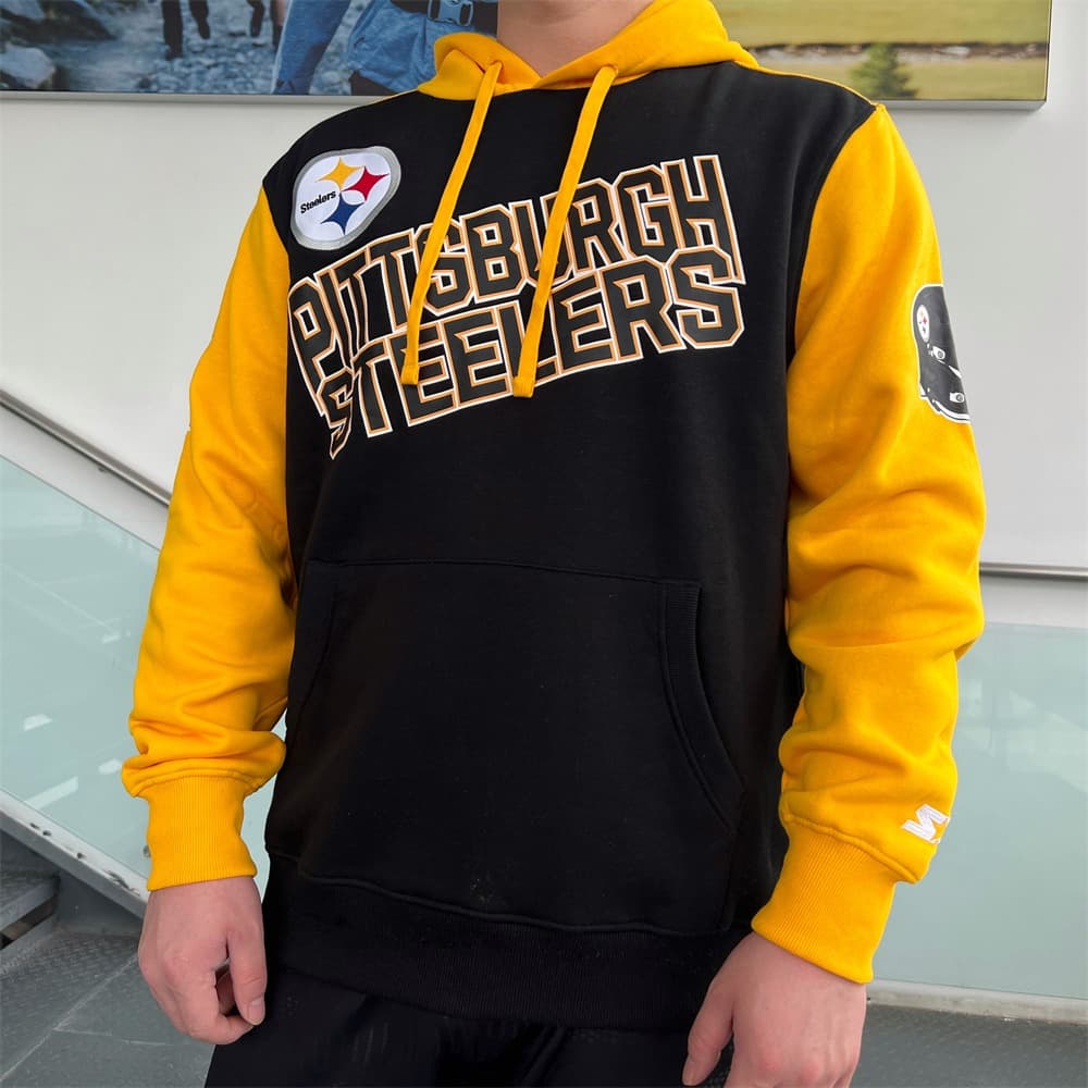 Худи Starter NFL Steelers Black Hoodie