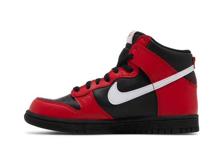 Кроссовки Nike Dunk High GS 'Black University Red'