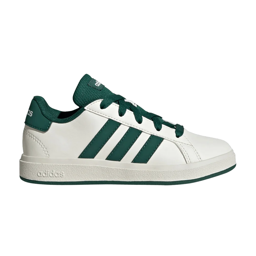 Krossovki-adidas-Grand-Court-Lace-Up-K-Off-White-Collegiate-Green