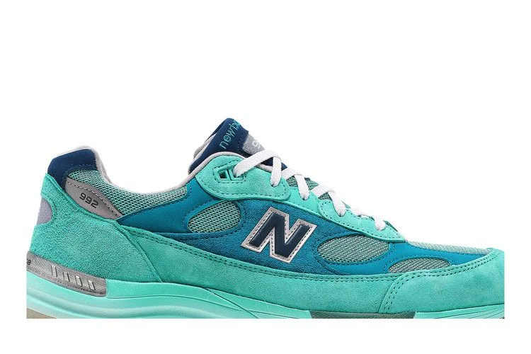 Кроссовки New Balance 992 Made in USA 'Blue Silver Metallic'