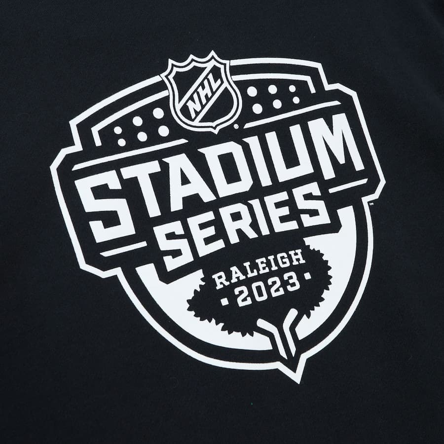 Худи Mitchell & Ness Black 2023 NHL Stadium Series Lockup Pullover Hoodie