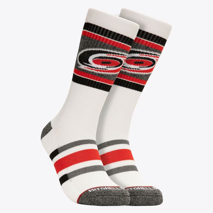 Спортивные носки Mitchell & Ness Carolina Hurricanes Power Play Crew Socks