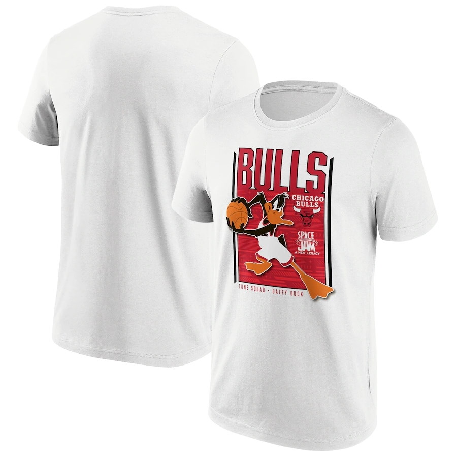 Футболка Chicago Bulls Fanatics Branded Space Jam Tune Squad Daffy Duck T-Shirt – Mens