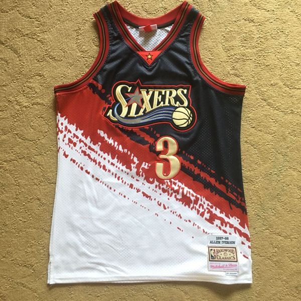 Баскетбольная джерси 1997-98 Allen Iverson Philadelphia 76ers Independence
