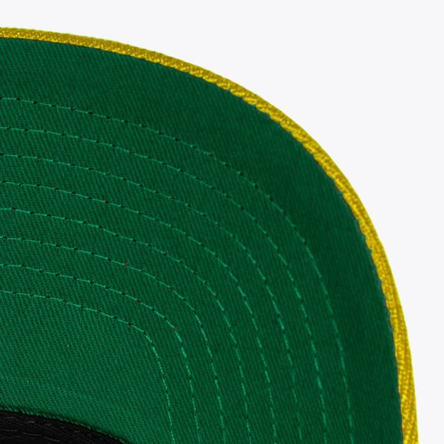 Бейсболка Mitchell & Ness Black Los Angeles Lakers High Crown All Pro Classic Snapback Hat