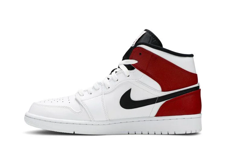 Кроссовки Air Jordan 1 Mid 'White Chicago'