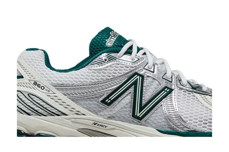 Кроссовки Aimé Leon Dore x New Balance 860v2 'White Green'