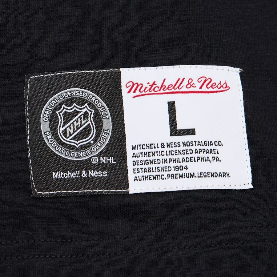 Лонгслив Mitchell & Ness Black Carolina Hurricanes Legendary Slub Long Sleeve T-Shirt