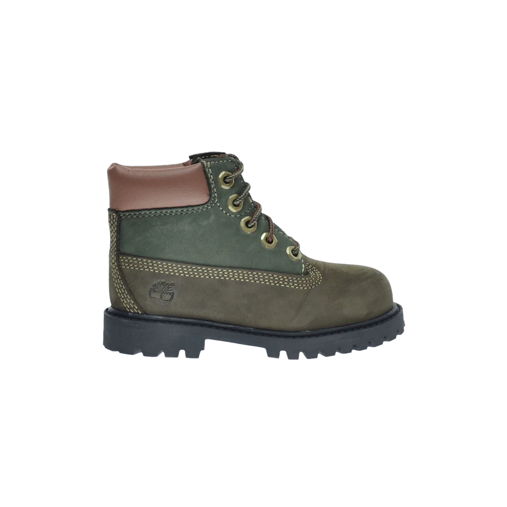 Krossovki-Timberland-6-Inch-Premium-Boot-Toddler-Green-Brown