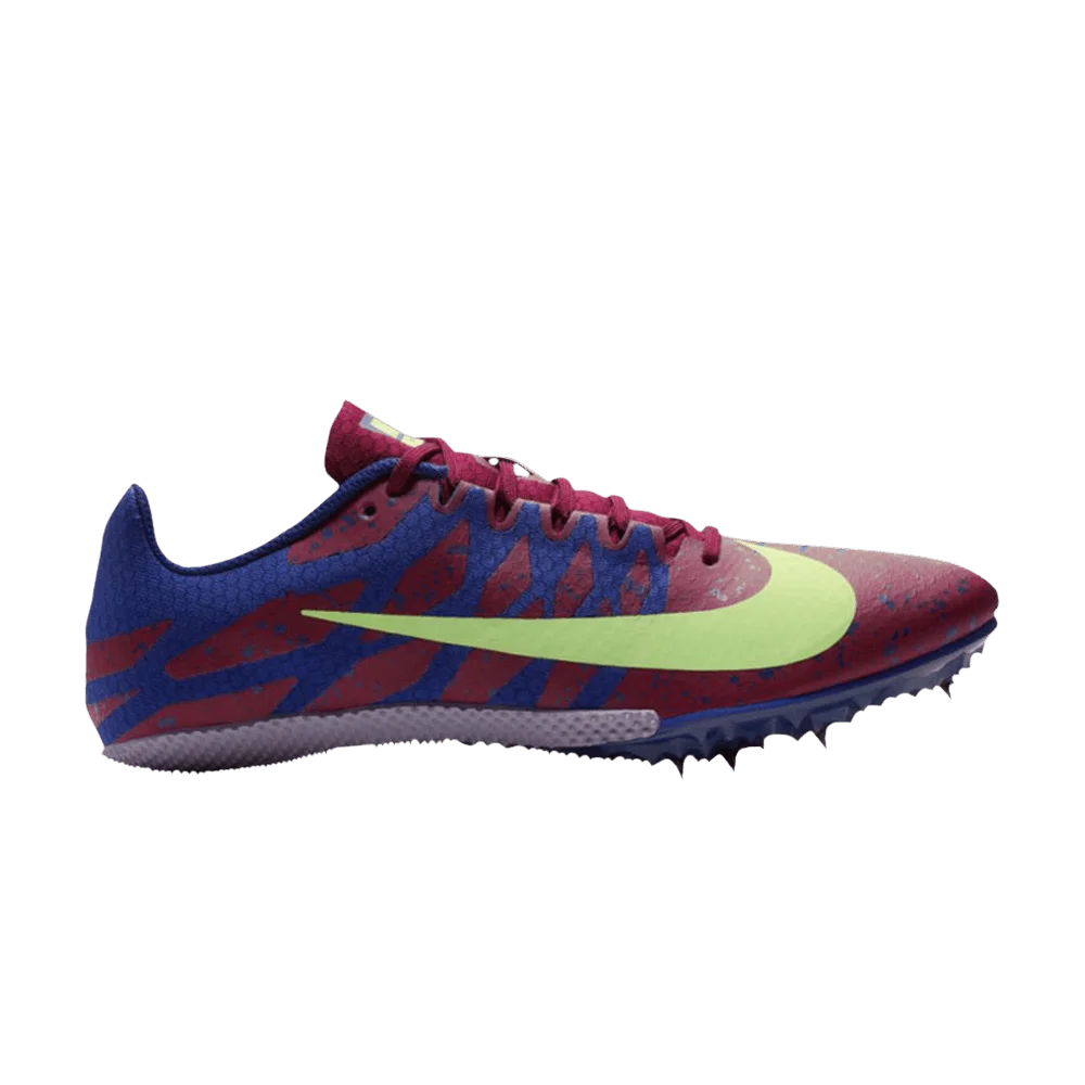 Krossovki-Nike-Zoom-Rival-S-9-Bordeaux-Purple-Lime