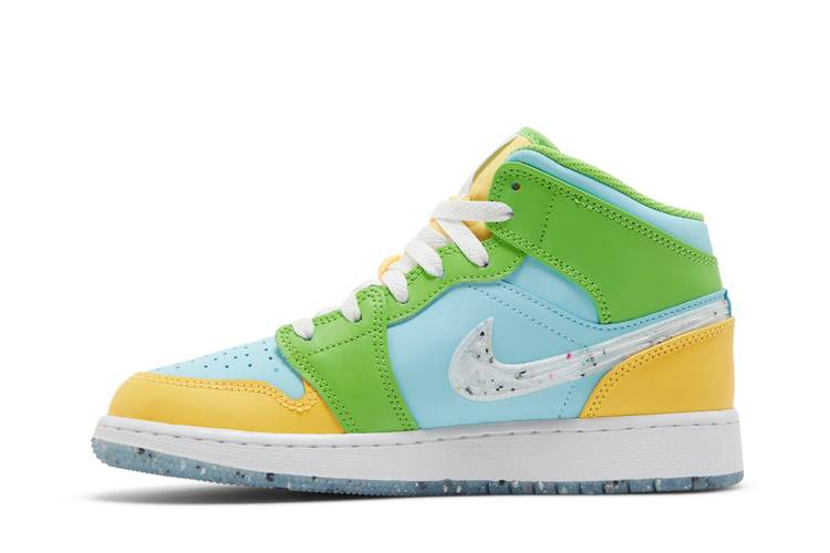 Кроссовки Air Jordan 1 Mid SE GS 'Recycled Grind'
