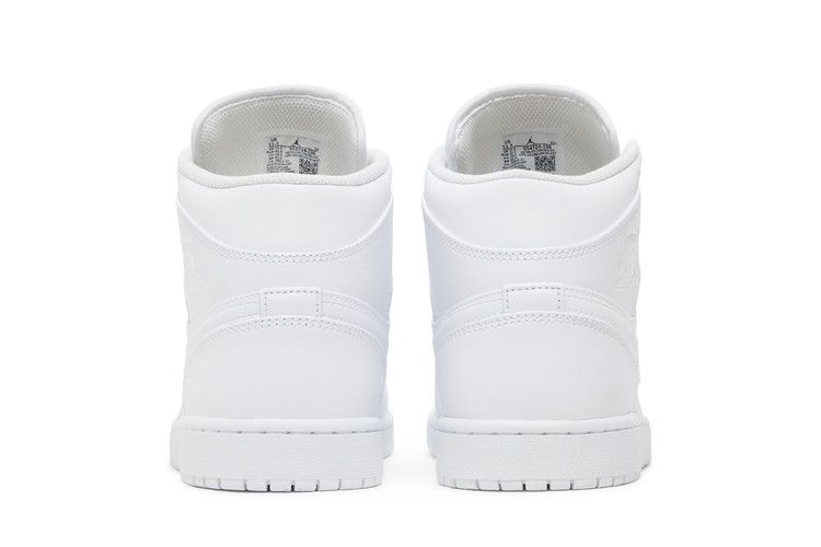 Кроссовки Air Jordan 1 Mid 'Triple White'