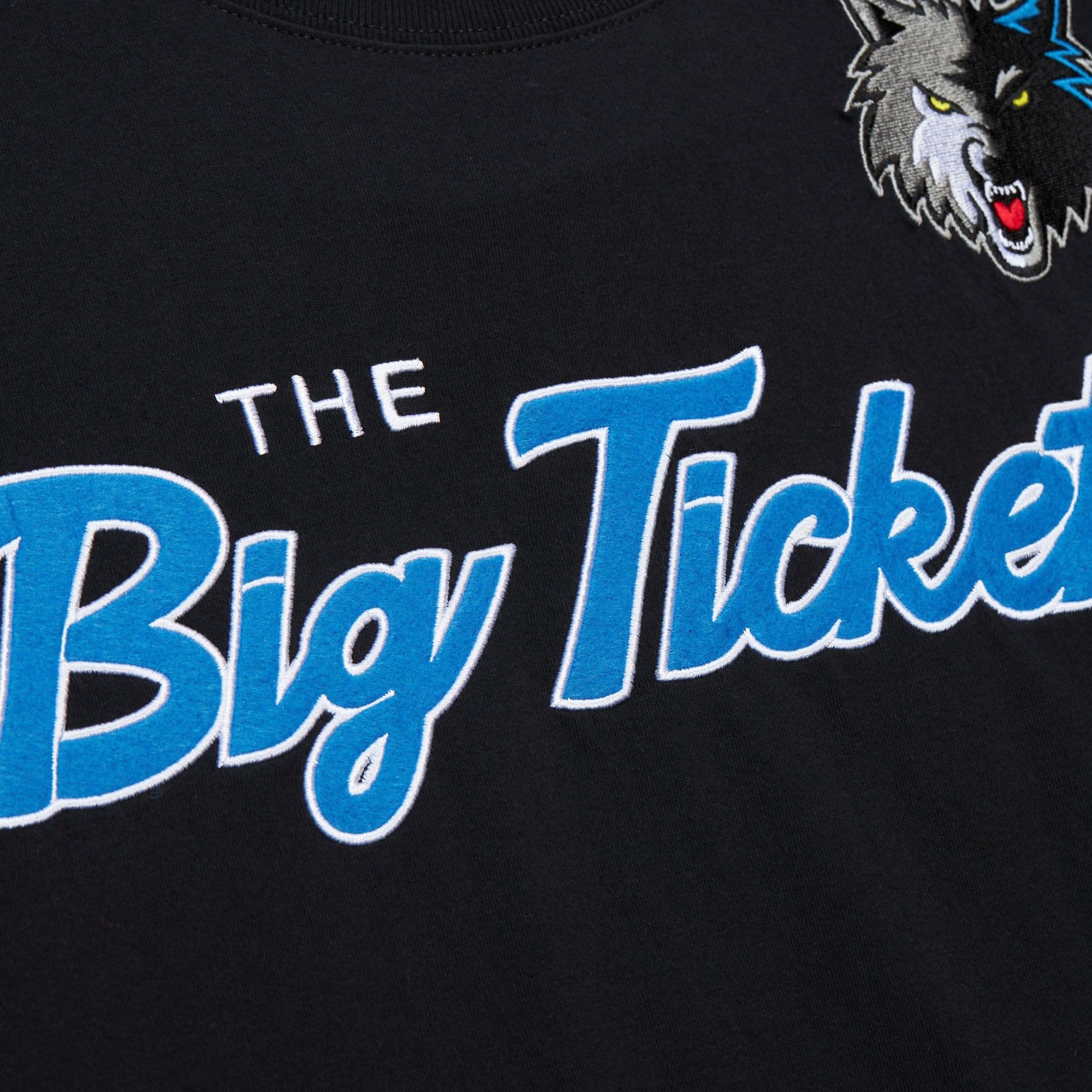 Футболка Mitchell & Ness Premium Nickname SS Tee Vintage Logo Minnesota Timberwolves Kevin Garnett