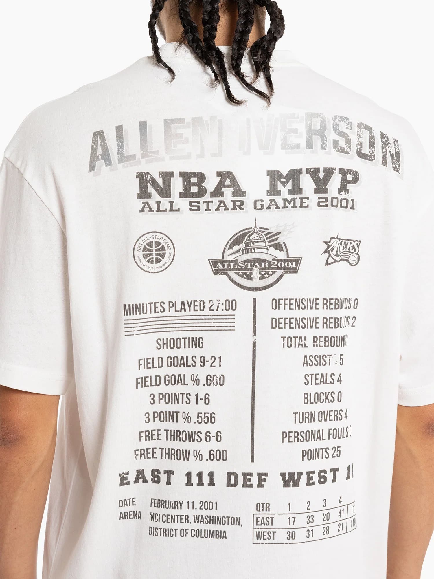 Футболка Mitchell & Ness Allen Iverson Philadelphia 76ers MVP NBA T-Shirt