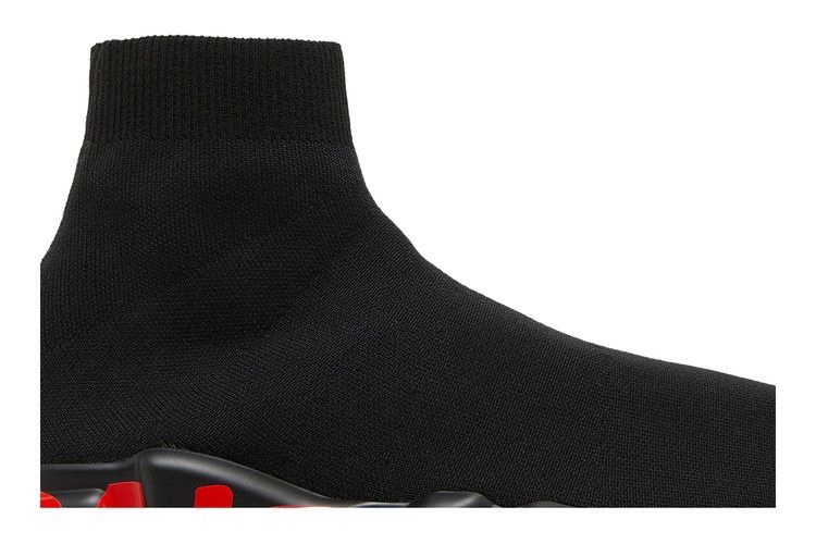 Кроссовки Balenciaga Speed Sneaker 'Midsole Graffiti - Black Red'