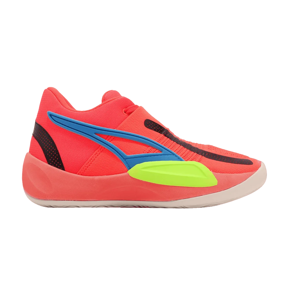 Krossovki-Puma-Rise-Nitro-Fiery-Coral-Lime-Squeeze