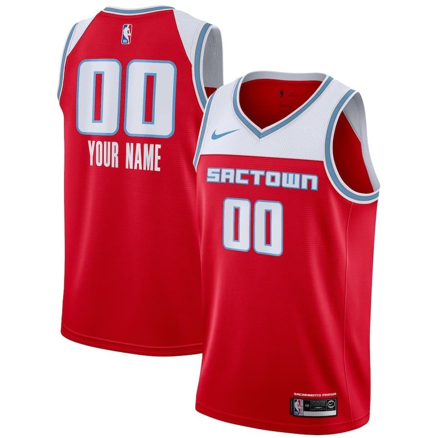 Баскетбольная джерси 2021-22 Sacramento Kings Nike City Edition Swingman Jersey – Custom Red
