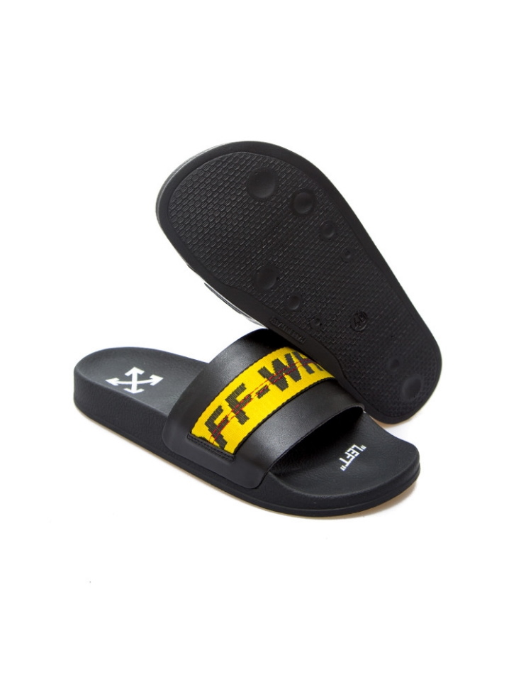 Сланцы Off-White Industrial Sliders Black