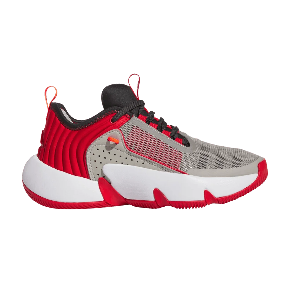 Кроссовки Adidas Trae Unlimited Big Kid 'Metal Grey Better Scarlet'