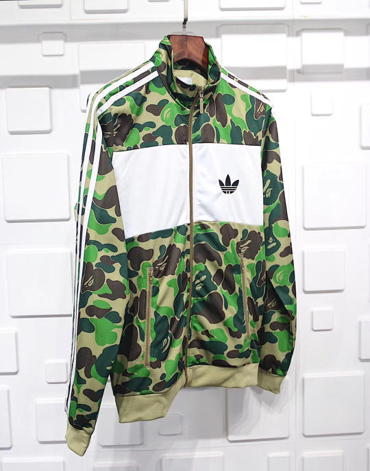 Олимпийка BAPE x adidas ABC Camo Track Jacket Green
