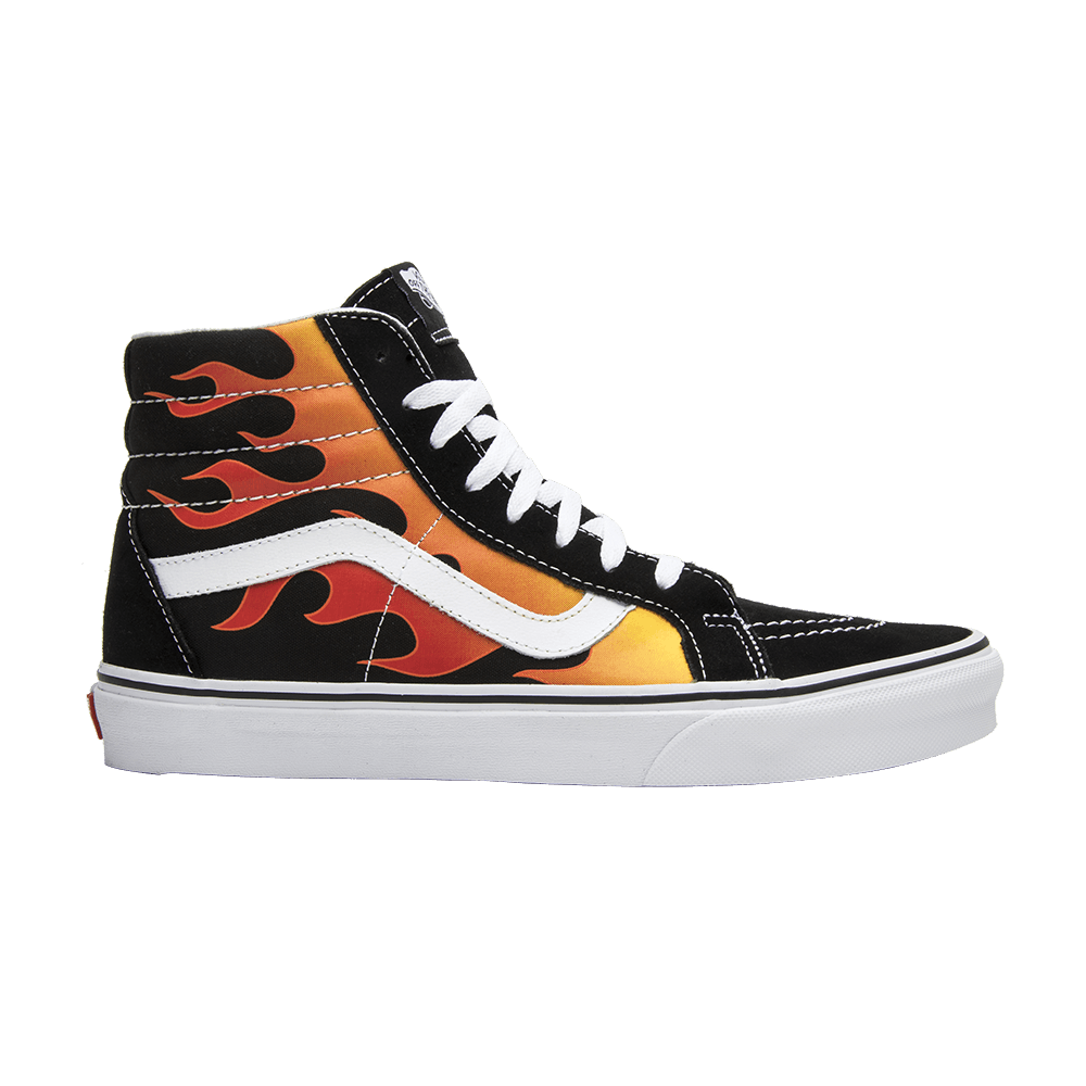 Кроссовки Vans Sk8-Hi Reissue 'Flames'
