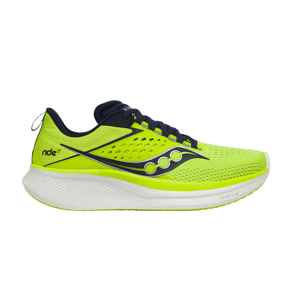Кроссовки Saucony Ride 17 'Citron Navy'