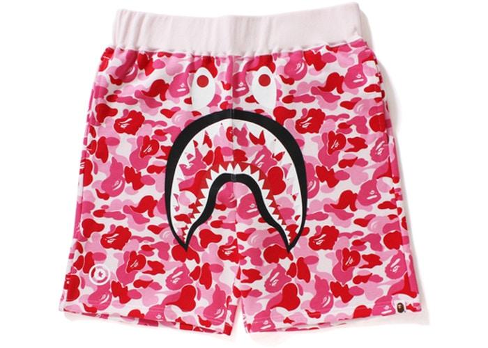 Спортивные шорты BAPE ABC Shark Sweat Shorts Pink