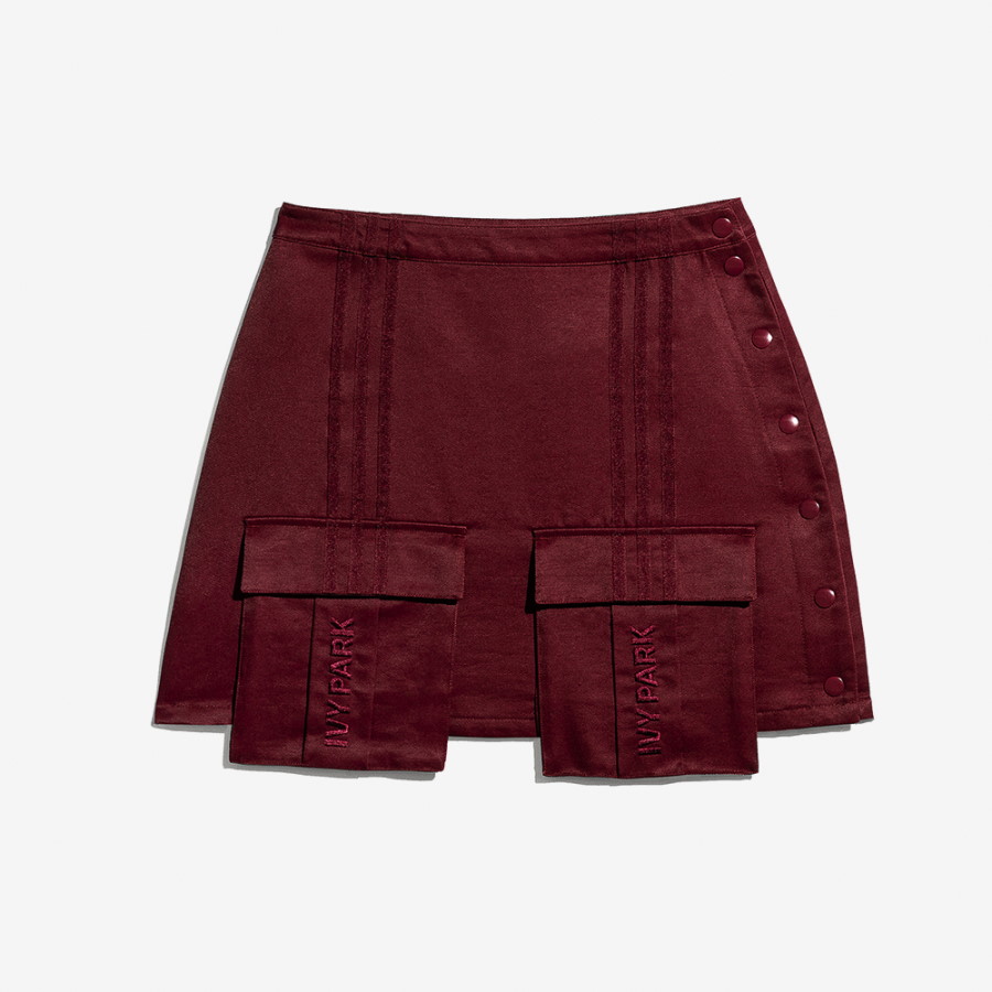 Юбка adidas Ivy Park Skirt Maroon